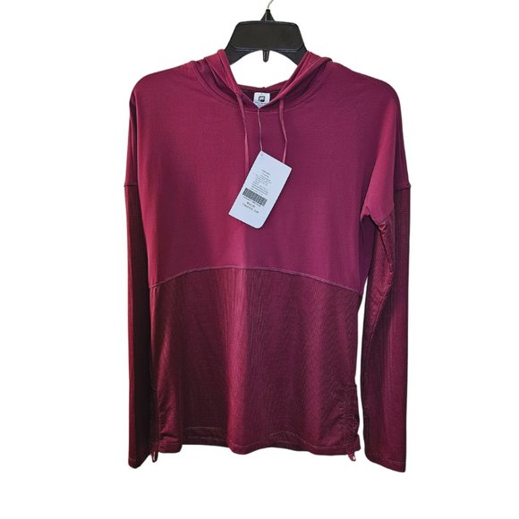 Fabletics Cashel Hoodie - Maroon New with Tags - Picture 1 of 5